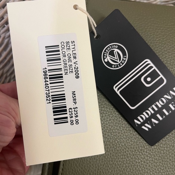 NWT Valentino Orlandi Green Crossbody Purse - Picture 14 of 14